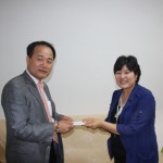 장충용 업무이사와 이광심 원장