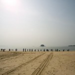 해변정화 활동중인 협회 및 회원사 임.직원